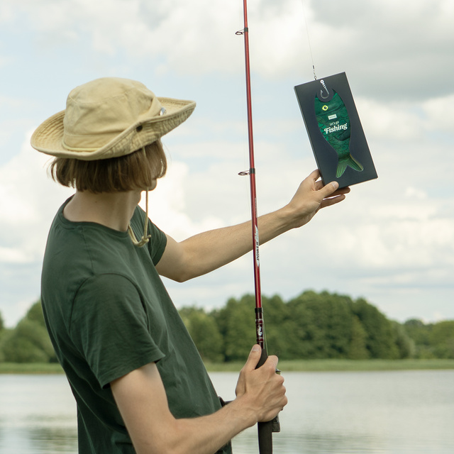 SOXO chaussettes hommes Let's go fishing en paquet