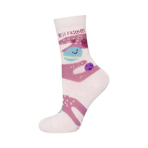 Chaussettes roses pour enfants SOXO GOOD STUFF Best Friends 