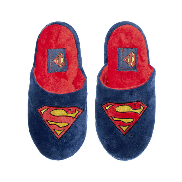Lot de 1x Chaussettes colorées SOXO Superman et 1x Chaussons homme Superman