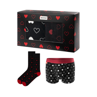 Ensemble de caleçons et de chaussettes pour homme SOXO pour un cadeau pour lui en coton