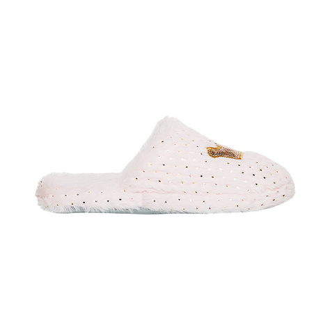 Chaussons roses SOXO pour femmes avec semelle dure TPR | couronne