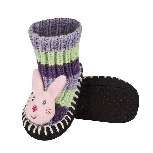 Chaussons bébé lapin coloré SOXO
