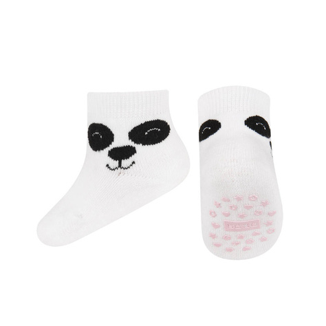 Chaussettes bébé blanches SOXO smiley 