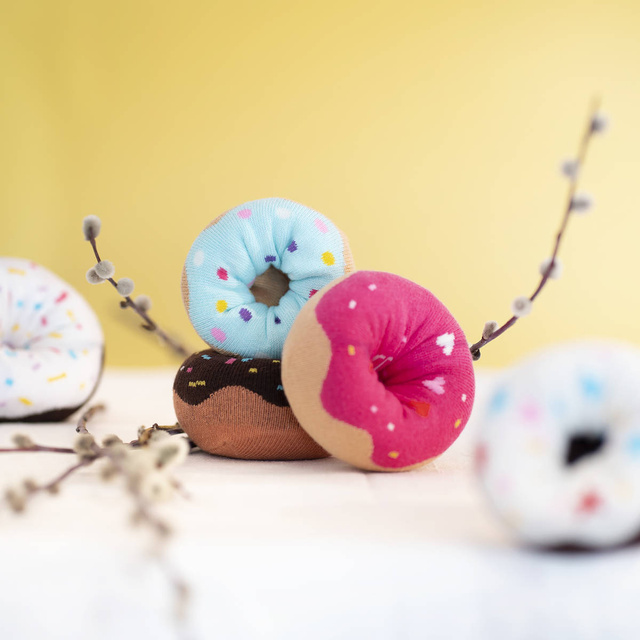 Chaussettes pour femmes SOXO GOOD STUFF donut 