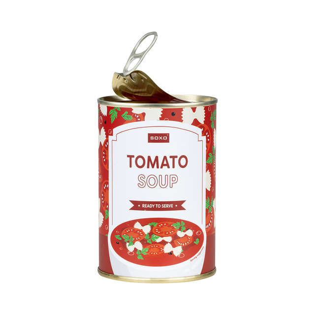 Chaussettes pour hommes | Soupe aux tomates SOXO GOOD STUFF pour femmes en boîte, colorée comme cadeau pour lui | pour elle unisexe