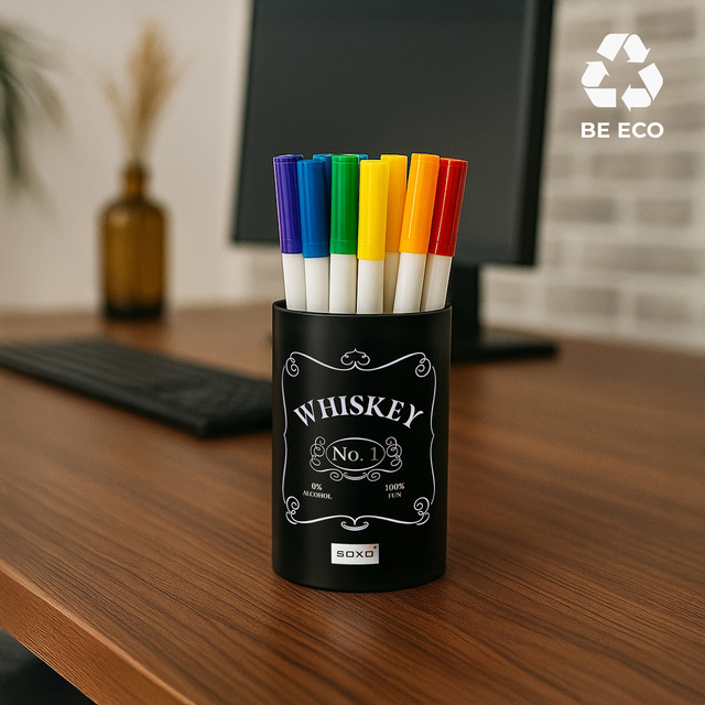 Chaussettes homme colorées SOXO GOOD STUFF | Whisky en bouteille | cadeau pour lui