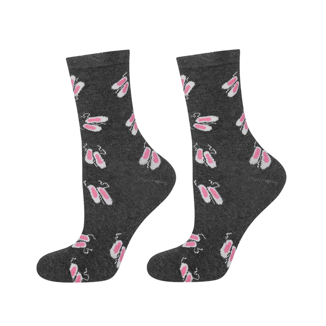 Chaussettes de danse SOXO GOOD STUFF foncées pour enfants 
