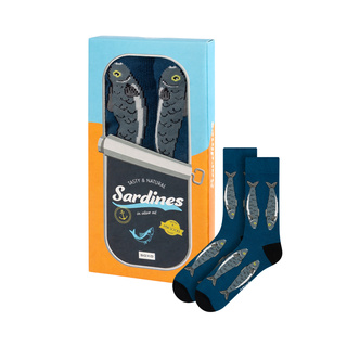 SOXO chaussettes hommes sardines en paquet