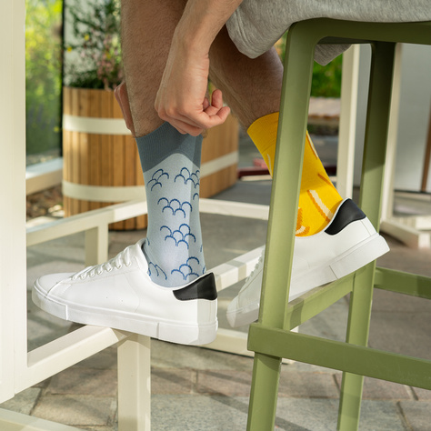 Chaussettes pour hommes Soxo fish and chips