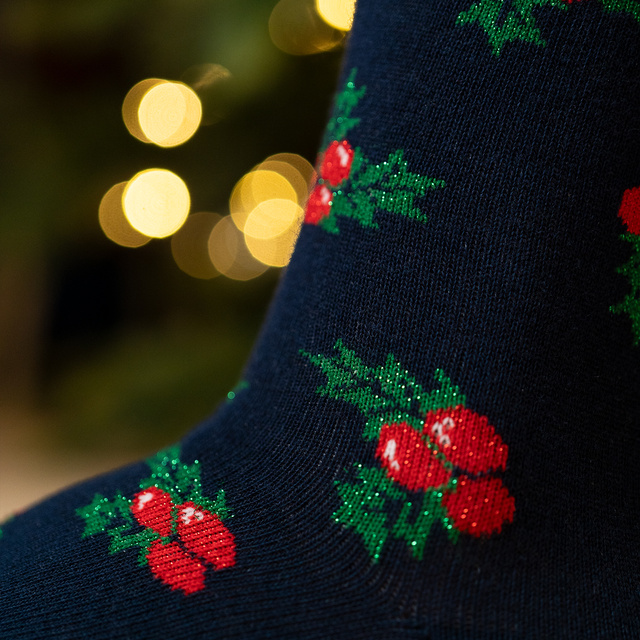 Chaussettes Femme SOXO Motifs de Noël en emballage - 3 paires