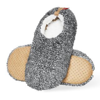 Chaussons SOXO SUPER SOFT avec semelle antidérapante et empiècements en PVC