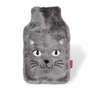 Thermo-chauffe SOXO gris dans une housse en peluche en guise de CADEAU