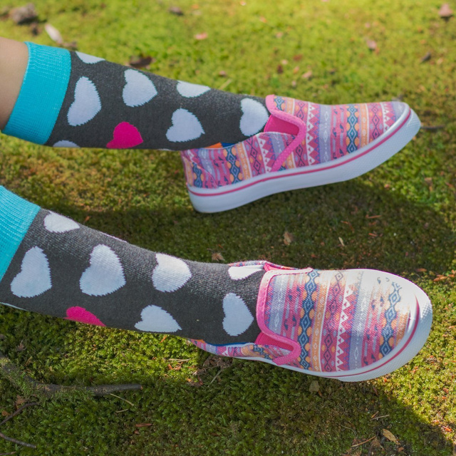 Baskets SOXO colorées pour enfants à motifs