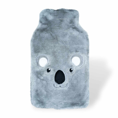 Chauffe-eau SOXO gris LARGE 1.8l dans une housse en peluche - Idée cadeau KOALA