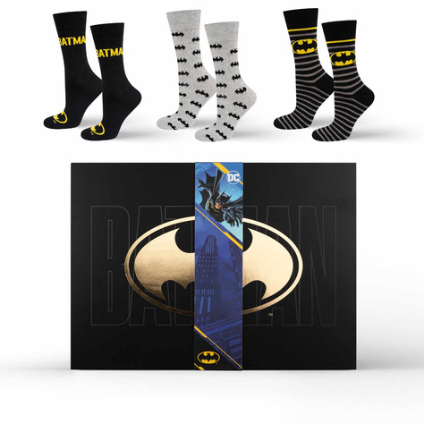 Calendrier de l'Avent Batman Lot de 12 chaussettes SOXO pour homme