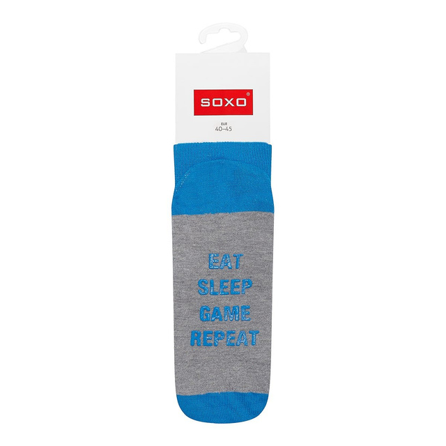 Chaussettes homme SOXO avec inscriptions