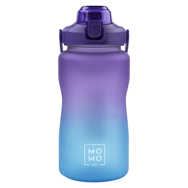 Bouteille d'eau 1.5L violet et bleu | BPA free