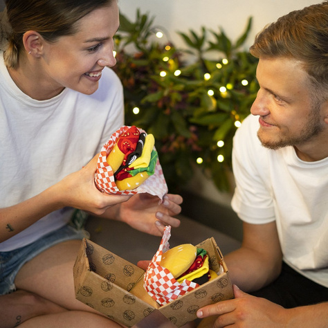 Chaussettes hamburger SOXO GOOD STUFF pour femmes