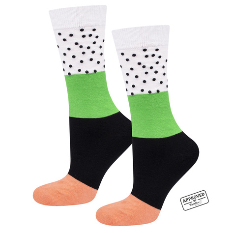 Lot de 3 chaussettes colorées pour femmes femme SOXO sushi 