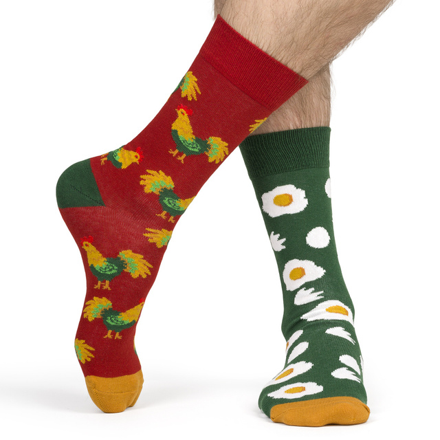 Chaussettes colorées pour homme SOXO GOOD STUFF poule