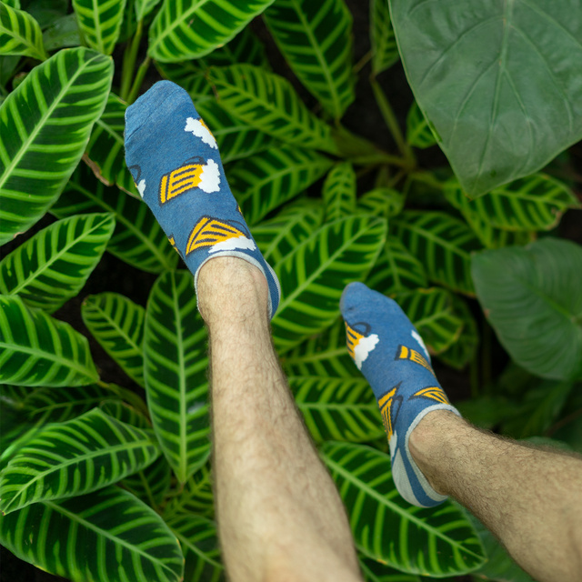 Lot de 3x chaussettes à pizza en coton coloré SOXO GOOD STUFF pour hommes