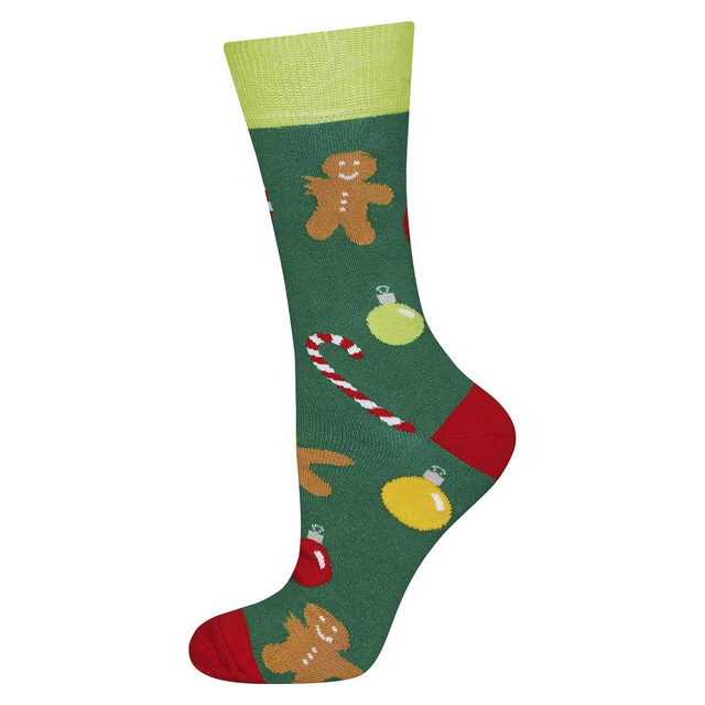 Lot de 2 chaussettes de Noël colorées pour hommes SOXO GOOD STUFF
