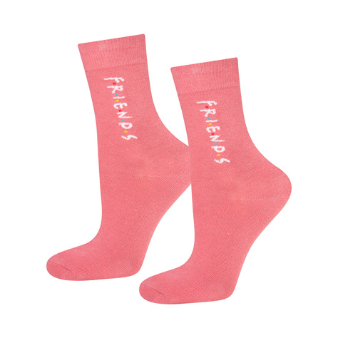 Lot de 3 chaussettes femme SOXO | chaussettes heureuses | pour un fan de la série Friends | cadeau | couleurs