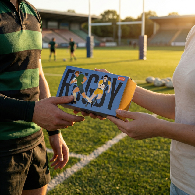 Chaussettes colorées homme SOXO Rugby - 3 paires 
