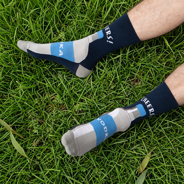 Lot de 3 chaussettes colorées pour hommes SOXO GOOD STUFF Vodka