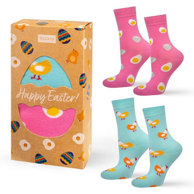 Chaussettes femmes Soxo egg en paquet - 2 paires