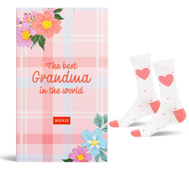 Chaussettes pour femmes Soxo Best Grandma in the World
