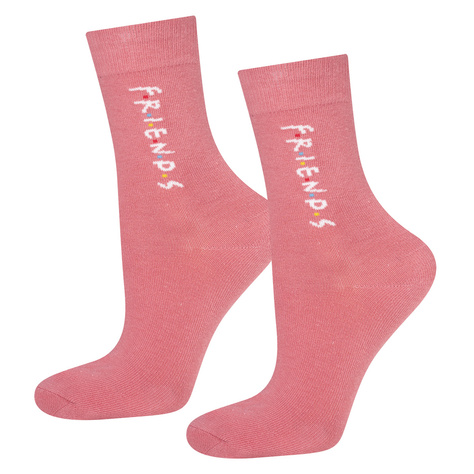 Set 2x culotte femme SOXO Friends et 3x chaussettes femme Friends | cadeau pour elle | rose