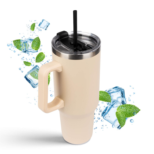 Mug thermique 1200ml Momo Way beige