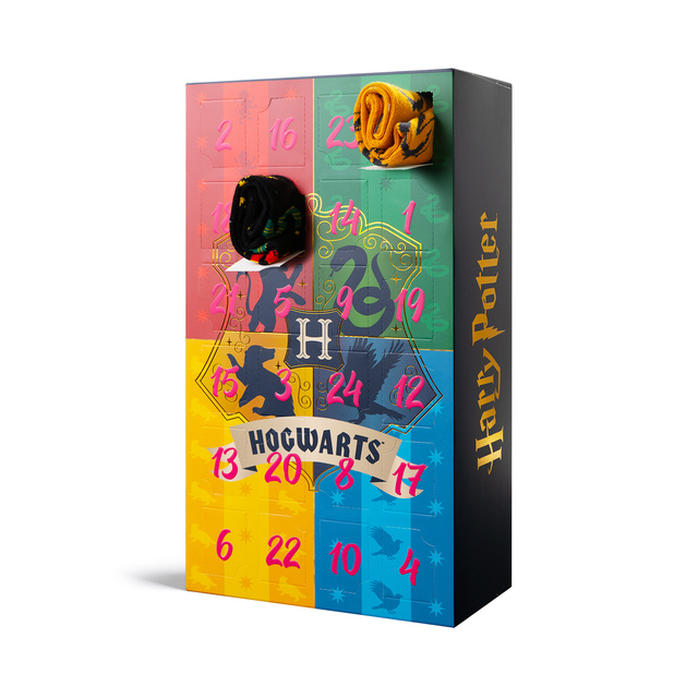 Coffret cadeau avec Chaussettes Harry Potter 12-Pack