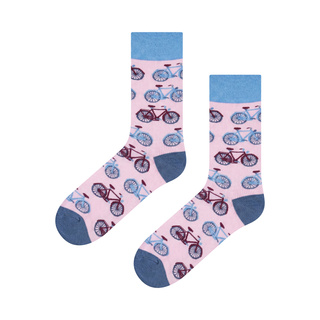 Chaussettes colorées pour femmes SOXO GOOD STUFF, vélo en coton