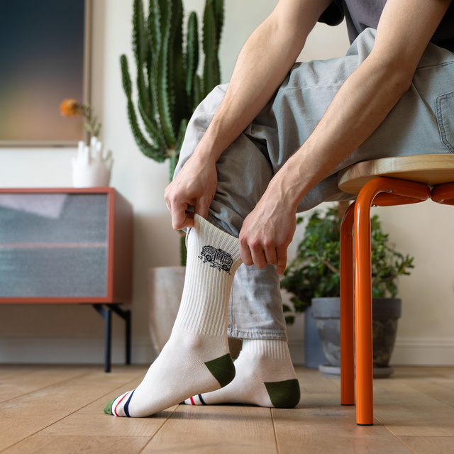 Coffret Cadeau Chaussettes Camping-car + Mug Thermique