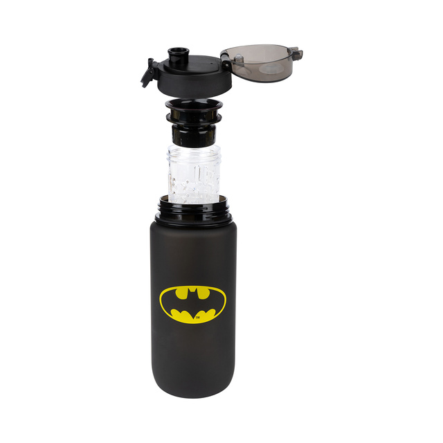 Bouteille d'eau 0.6L noire | durable et pratique | Batman