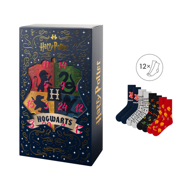 Coffret cadeau avec Chaussettes Harry Potter 12-Pack