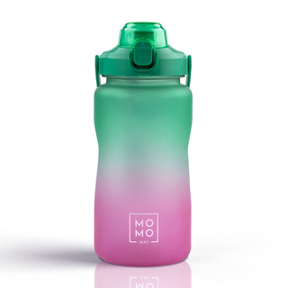 Bouteille d'eau 1,5L vert-rose | BPA free