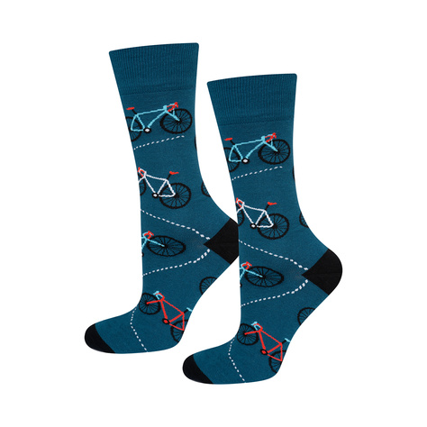 Chaussettes colorées pour hommes SOXO bicycle - 3 paires 