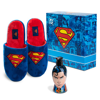 Coffret Chaussons Homme Superman + Gel Douche 2-en-1
