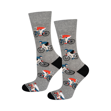 Chaussettes colorées pour hommes SOXO bicycle - 3 paires 