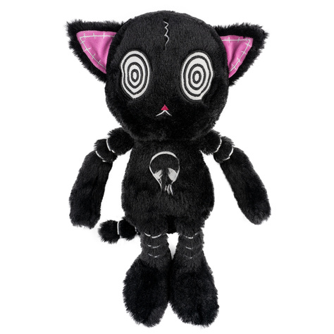 Gus Fink, chat noir mascotte HypnoCat Plushie Pal