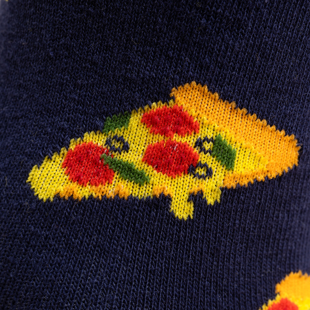 Chaussettes SOXO colorées pour hommes et femmes avec pizza dans une boîte | cadeau pour un homme | cadeau pour femme