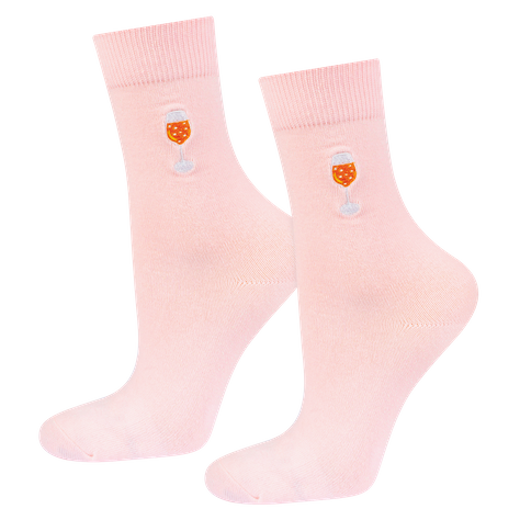 Lot de 3x chaussettes SOXO | Apéritif pour femmes dans un tube cadeau 