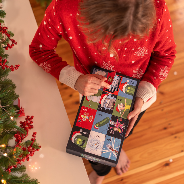 Calendrier de l’Avent avec Chaussettes Rick and Morty 6-Pack