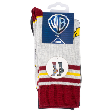 Lot de 2x chaussettes pour hommes Bugs and Daffy