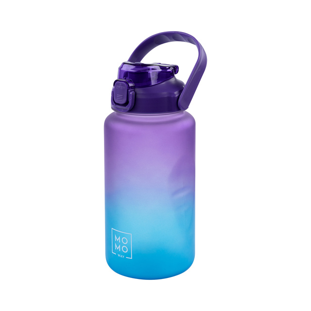 Bouteille d'eau 1.5L violet et bleu | BPA free