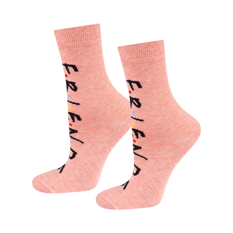 Chaussons et chaussettes femme série Friends | idée cadeau pour elle | doux 