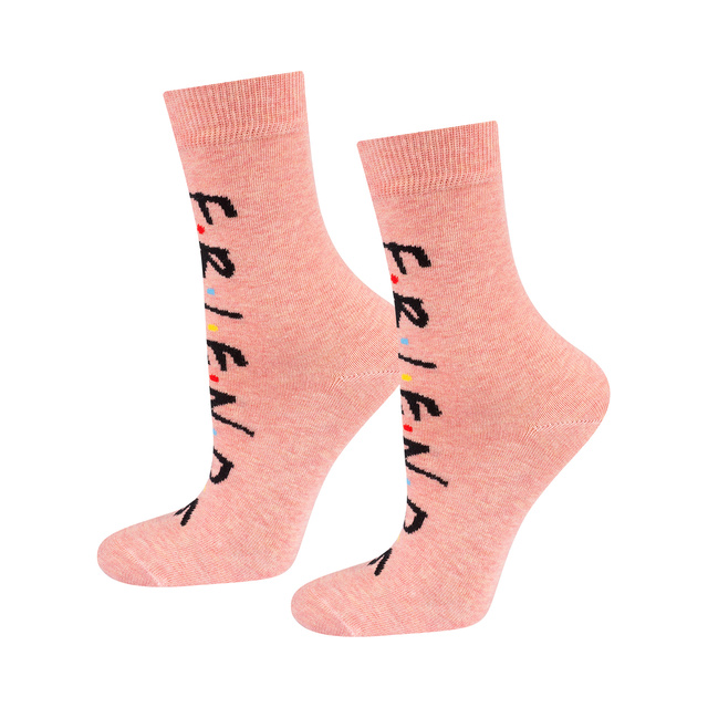 Chaussons SOXO pour femmes et chaussettes pour femmes série Friends